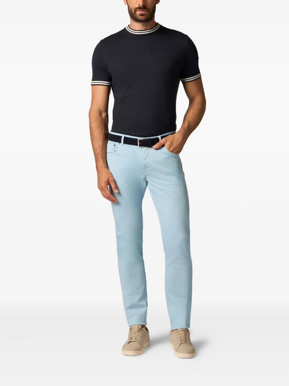 Brooks Brothers Katoenen jeans Blauw