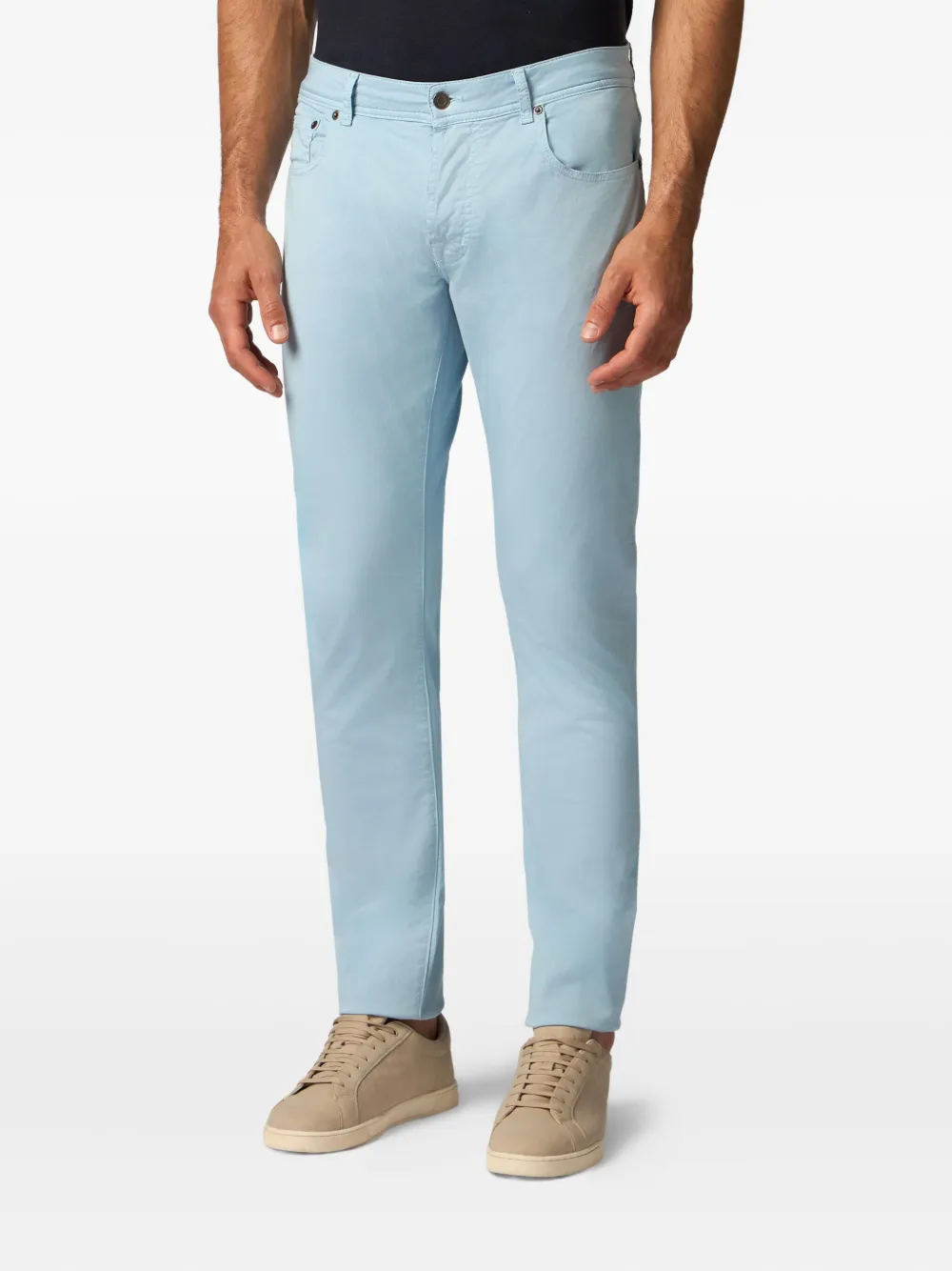 Brooks Brothers Katoenen jeans Blauw