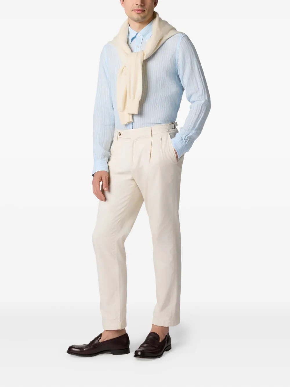 Brooks Brothers Katoenen broek Beige