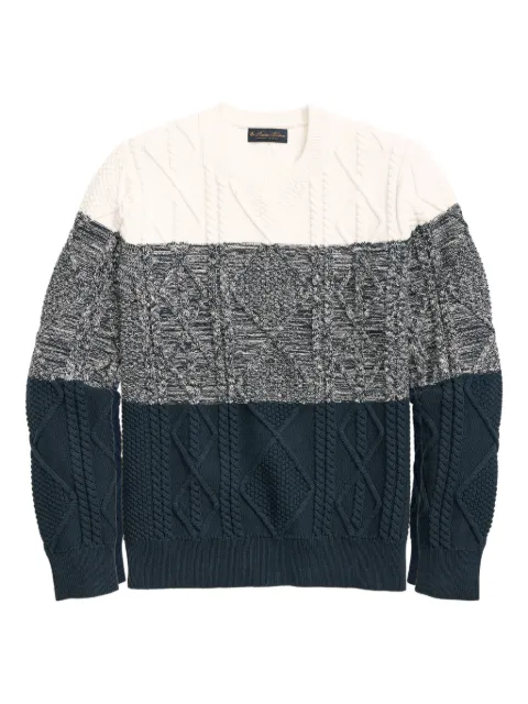 Brooks Brothers cable-knit sweater