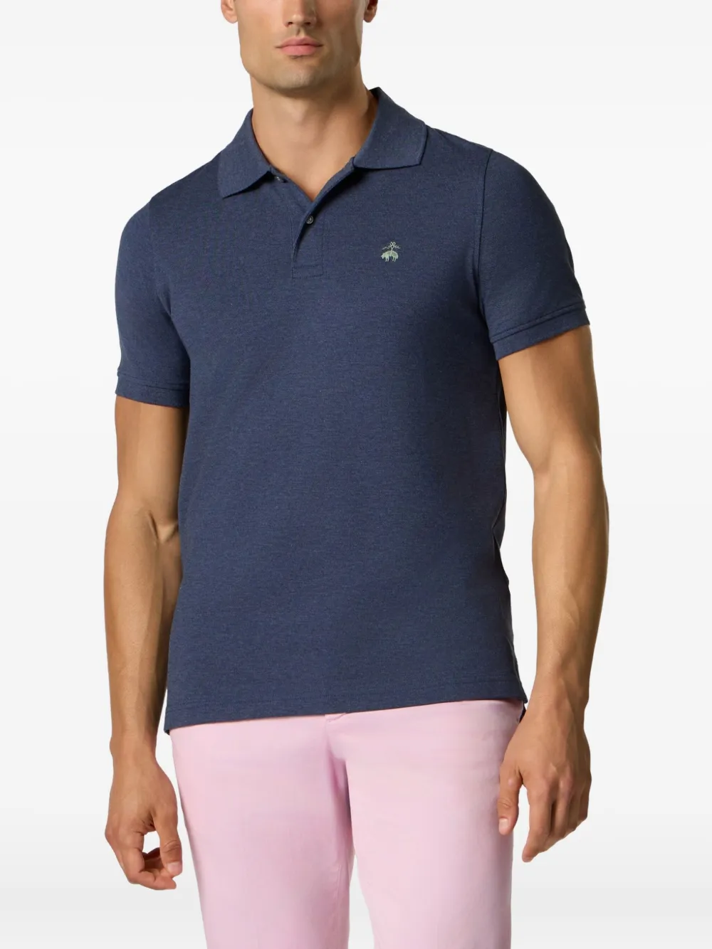 Brooks Brothers Piqué poloshirt Blauw