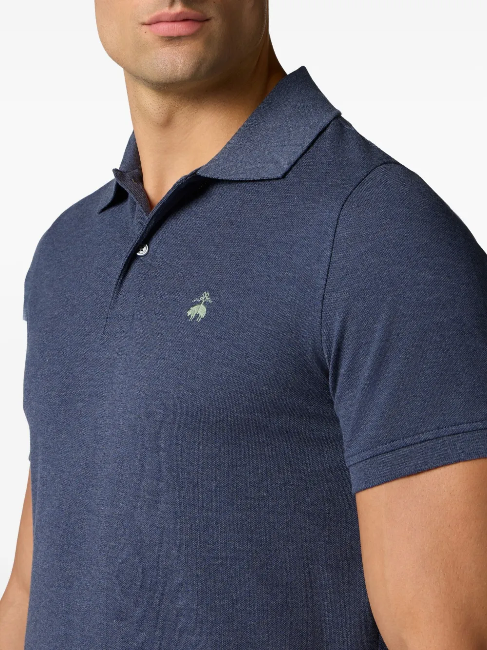 Brooks Brothers Piqué poloshirt Blauw