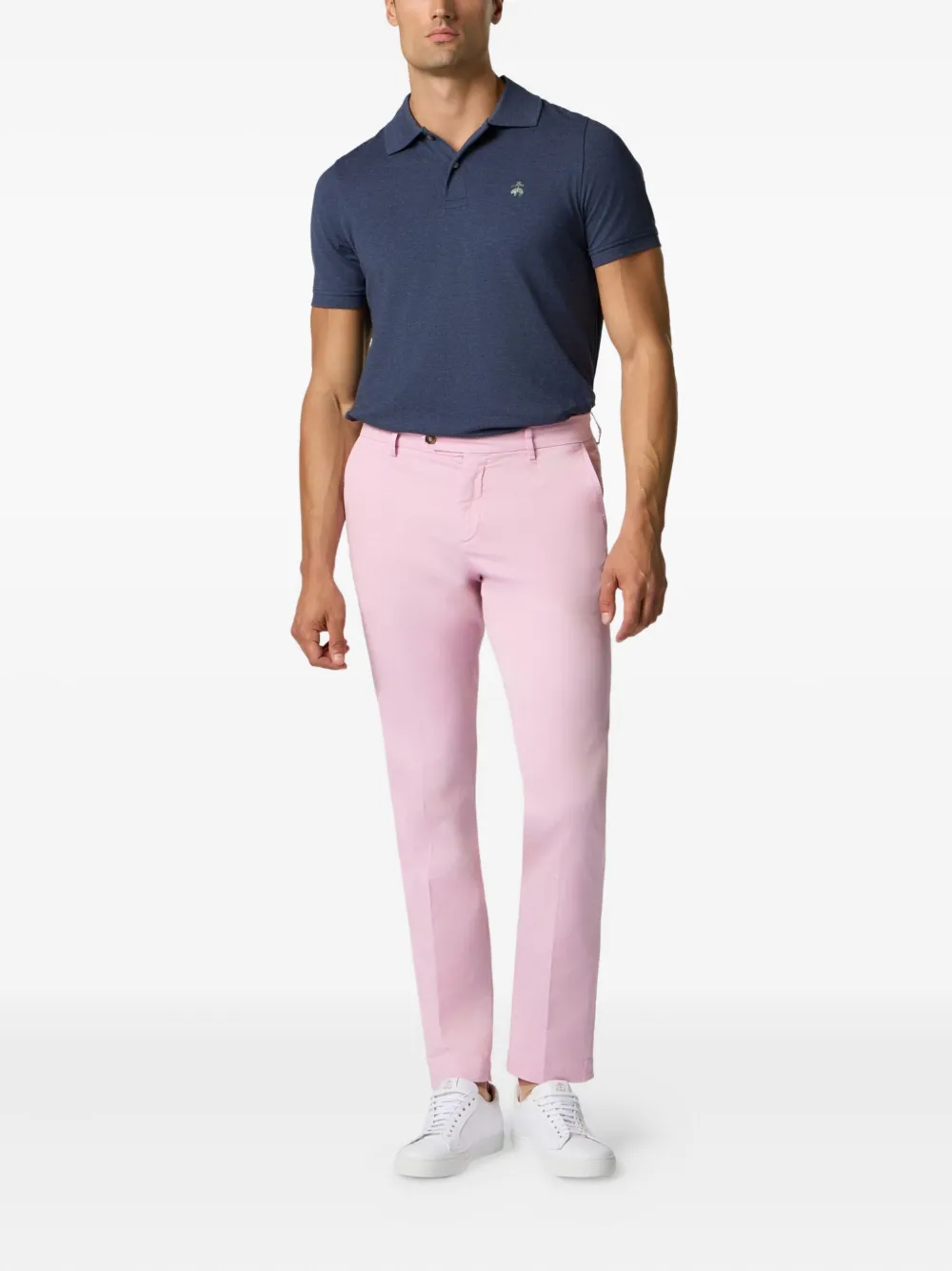 Brooks Brothers Piqué poloshirt Blauw