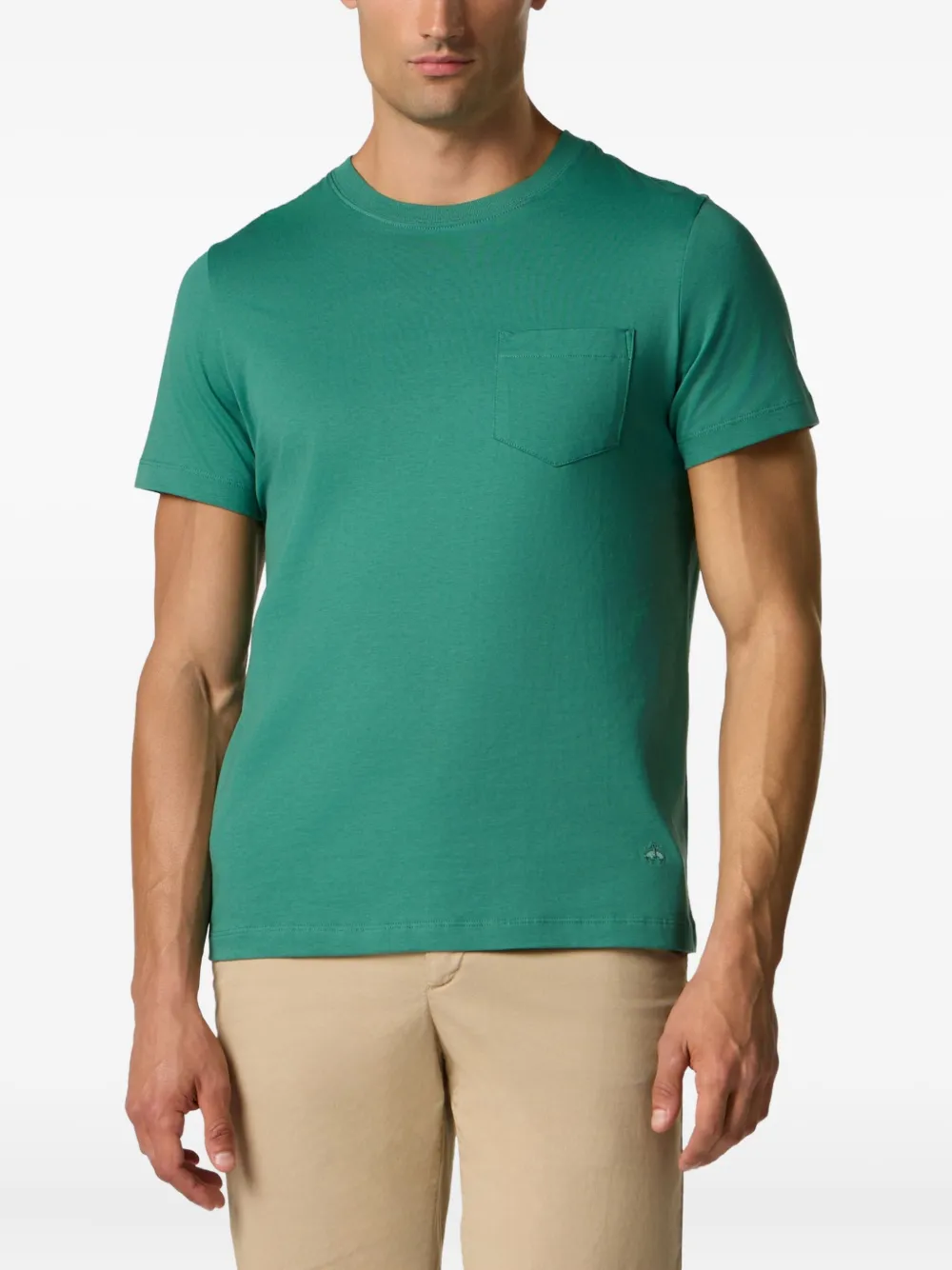 Brooks Brothers Katoenen T-shirt Groen