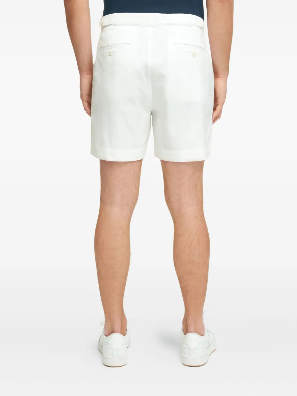 Brooks Brothers Tennis shorts met zijstreep Wit