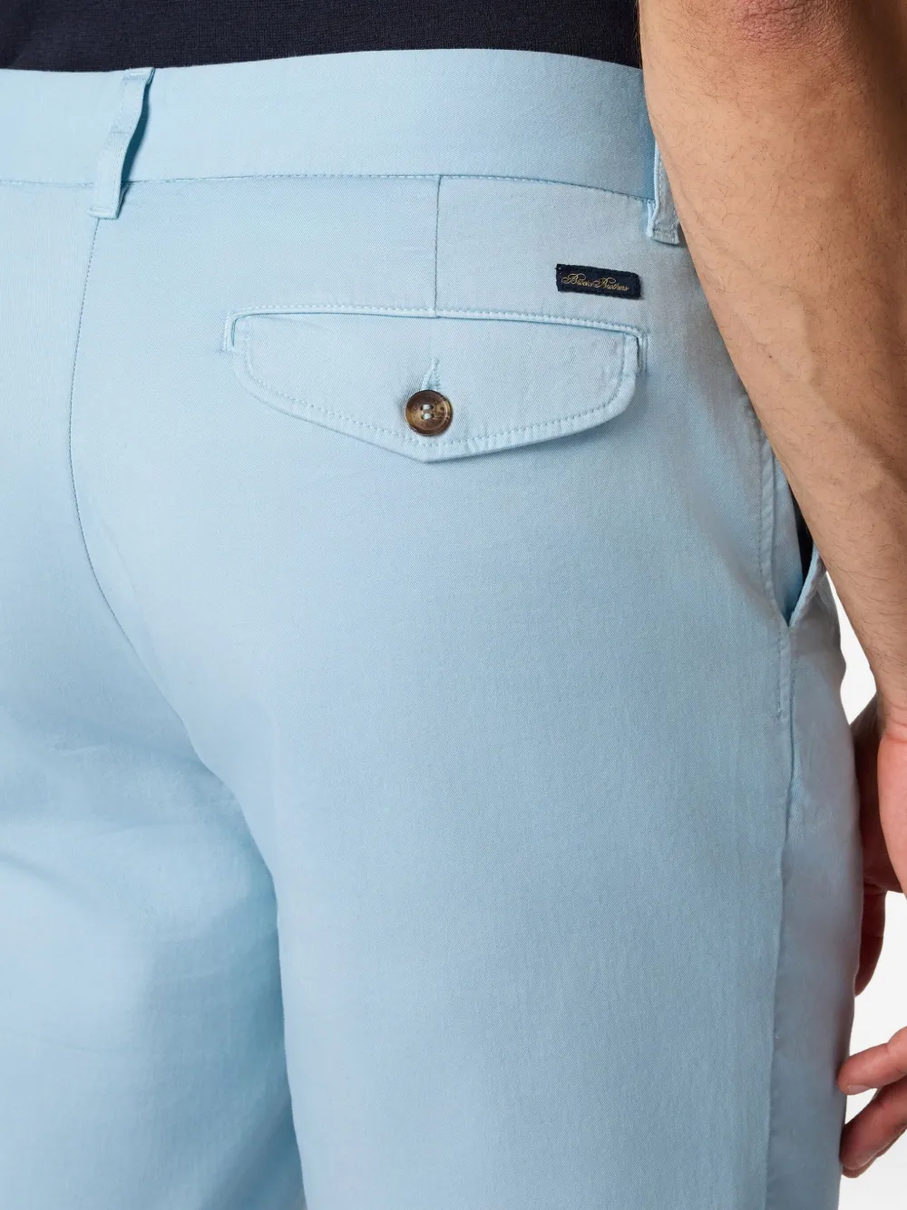 Brooks Brothers Katoenen shorts Blauw