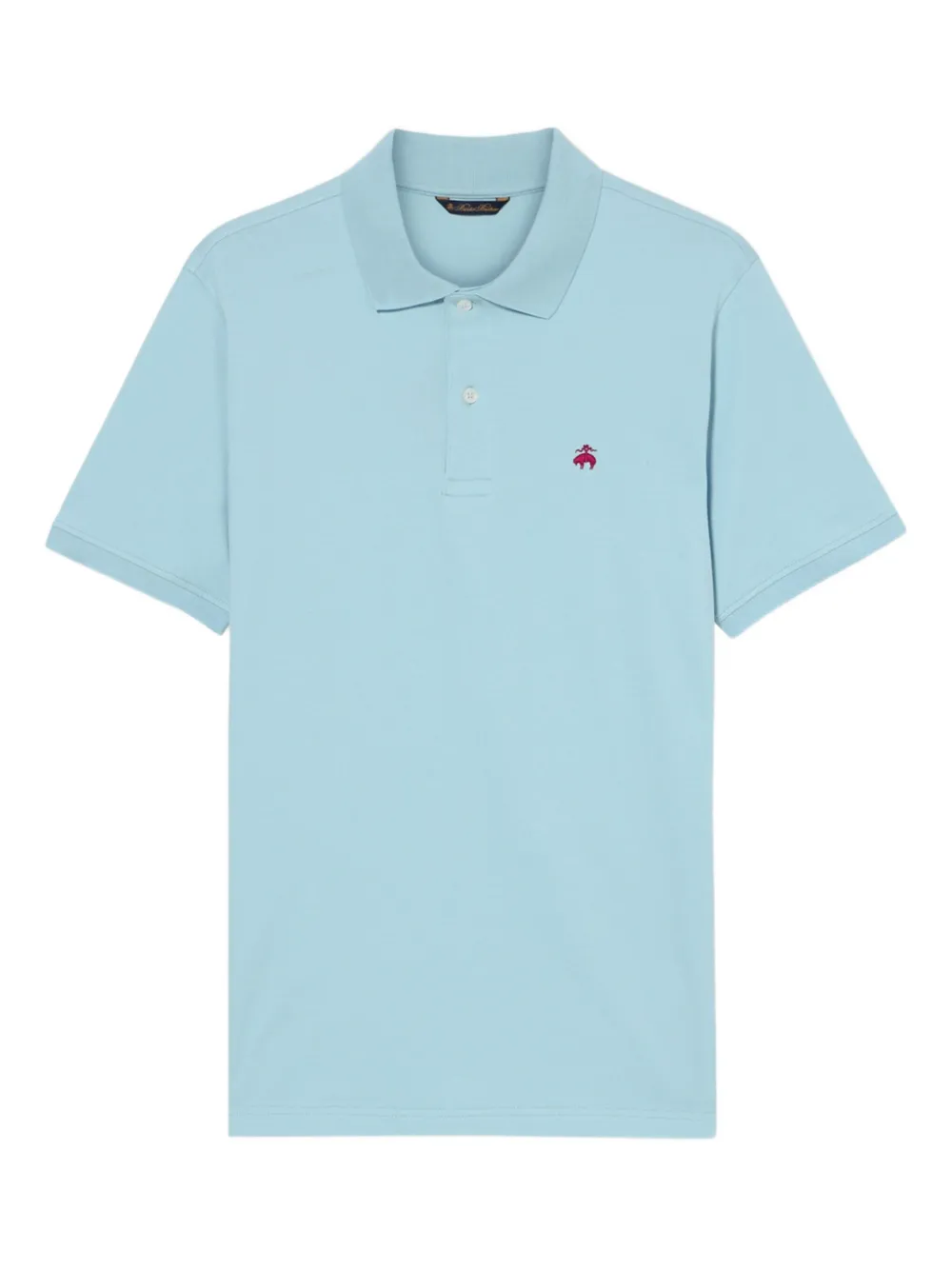 Brooks Brothers Polo in piqué di cotone - Blu