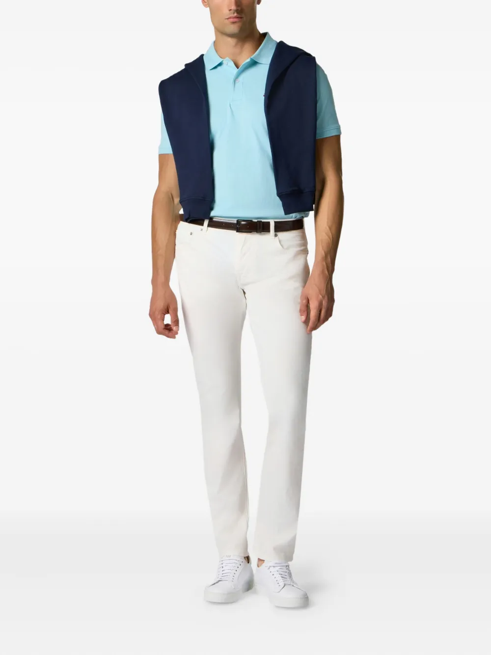 Brooks Brothers Katoenen poloshirt Blauw