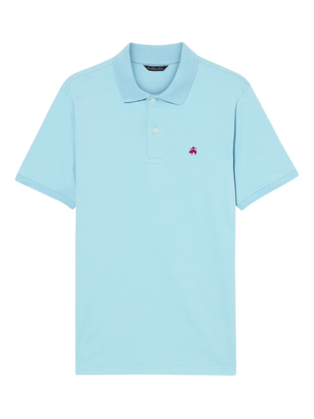 Brooks Brothers Polo in piqué di cotone - Blu