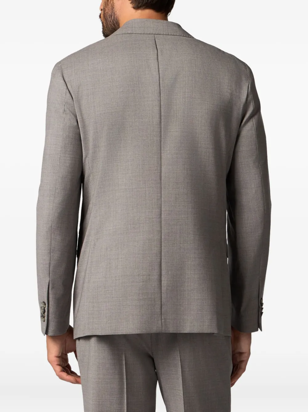 Brooks Brothers Blazer van scheerwol Grijs