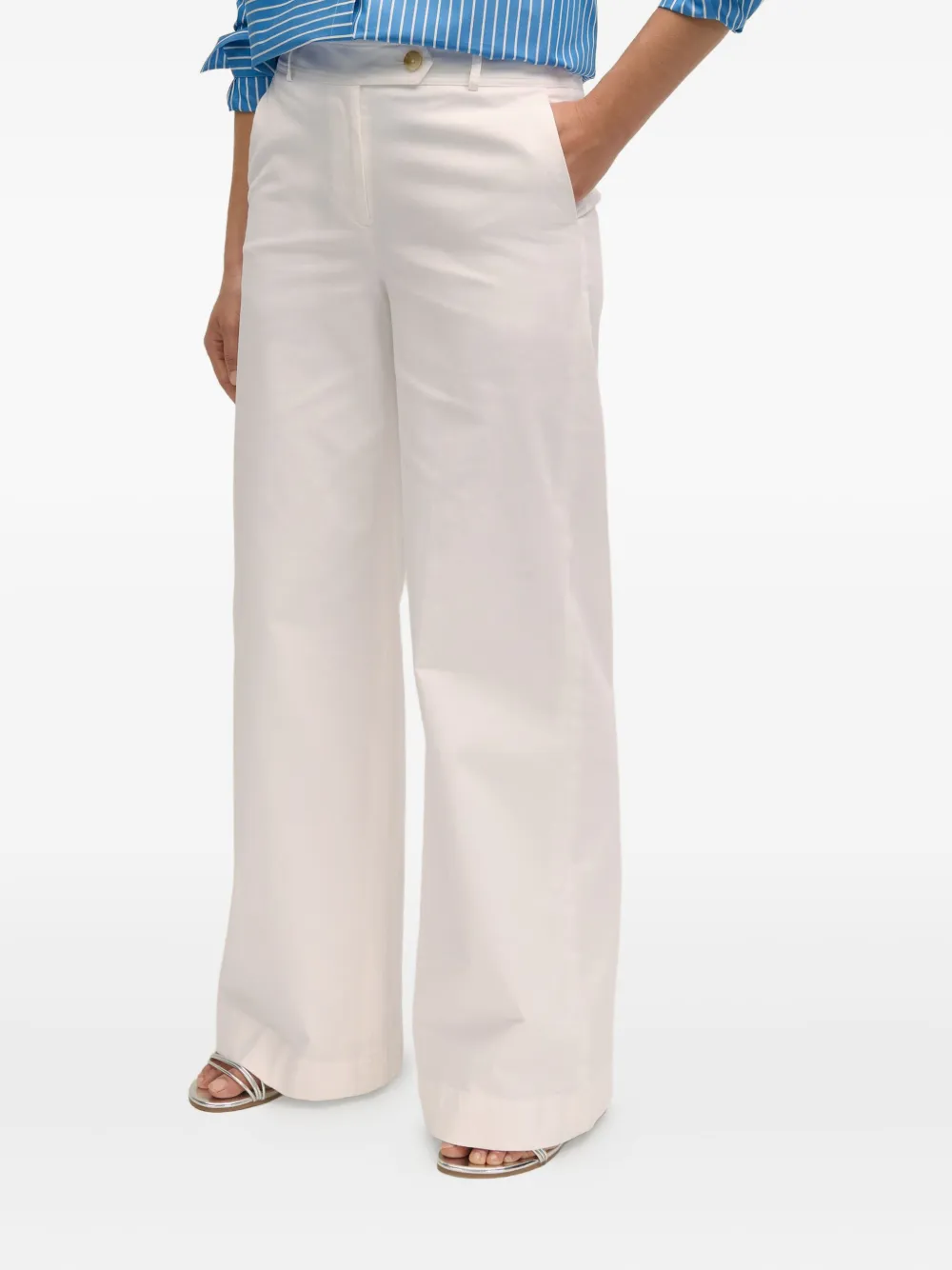 Brooks Brothers Gestreept blouse - Wit