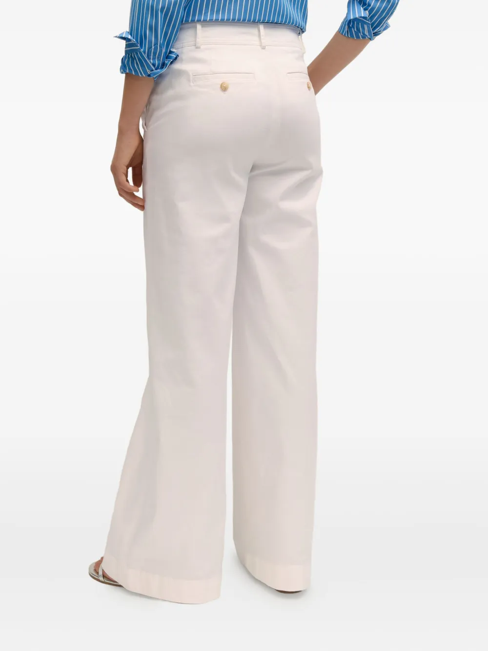 Brooks Brothers Gestreept blouse Wit