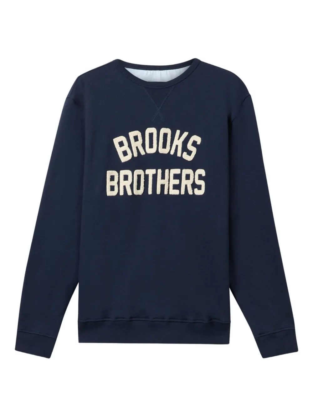 Brooks Brothers Felpa con logo ricamato - Blu