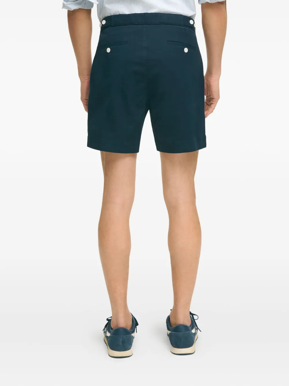 Brooks Brothers Zwembroek met contrasterende afwerking Blauw