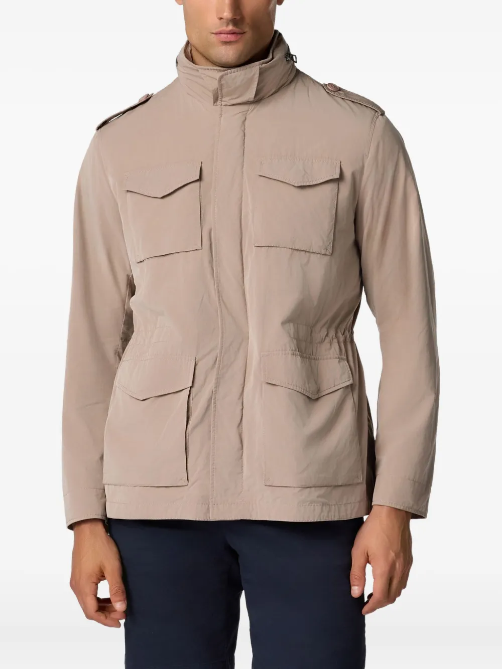 Brooks Brothers Waterafstotend donsjack Beige