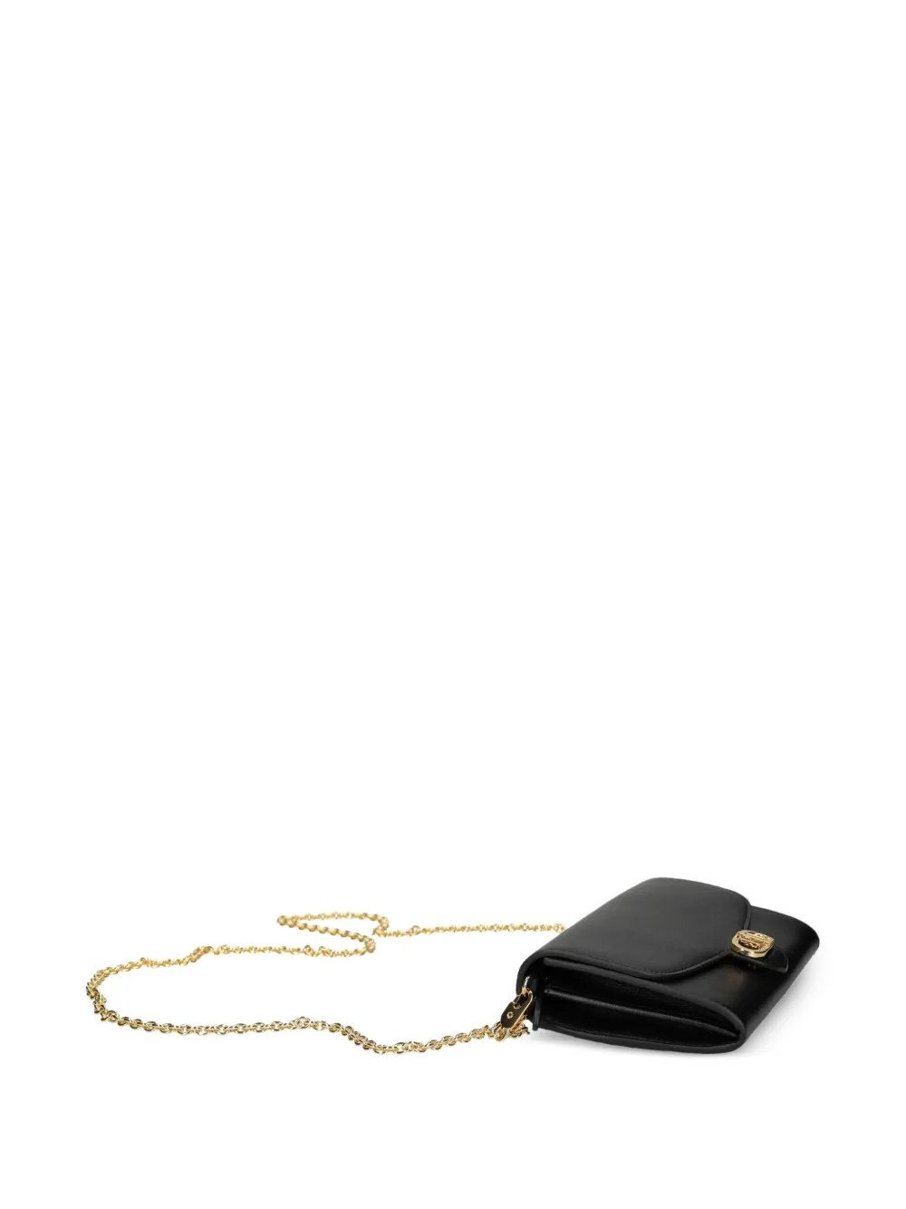 Lauren Ralph Lauren Leren crossbodytas Zwart