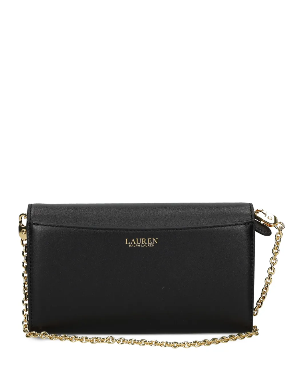 Lauren Ralph Lauren Leren crossbodytas Zwart