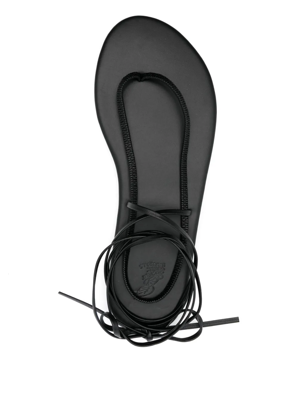 Ancient Greek Sandals Leren sandalen Zwart