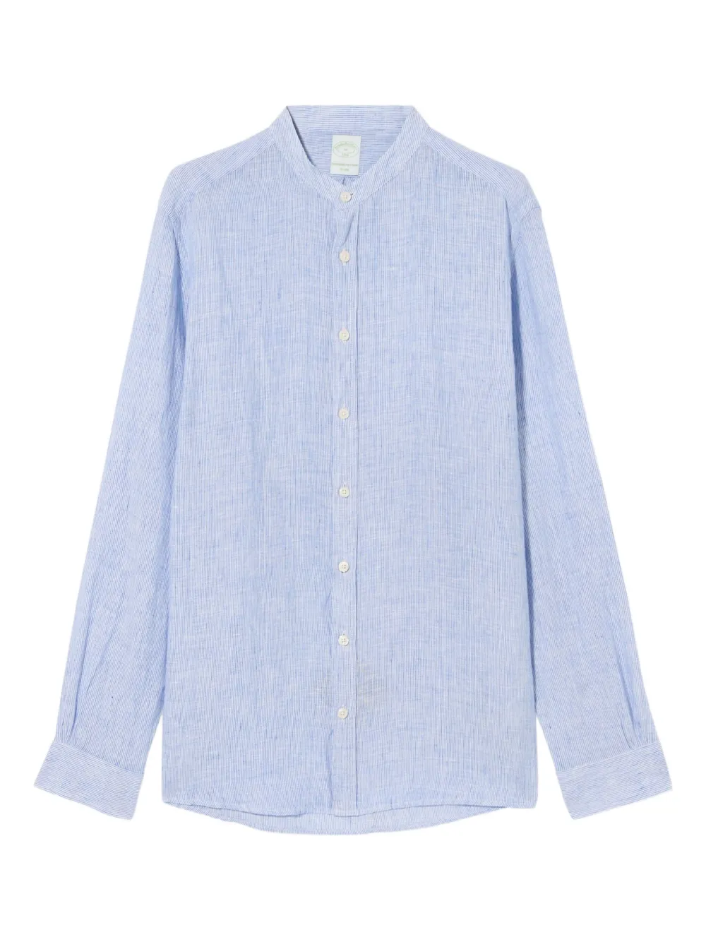 Brooks Brothers stand-collar button-up shirt | Blue | Image 1
