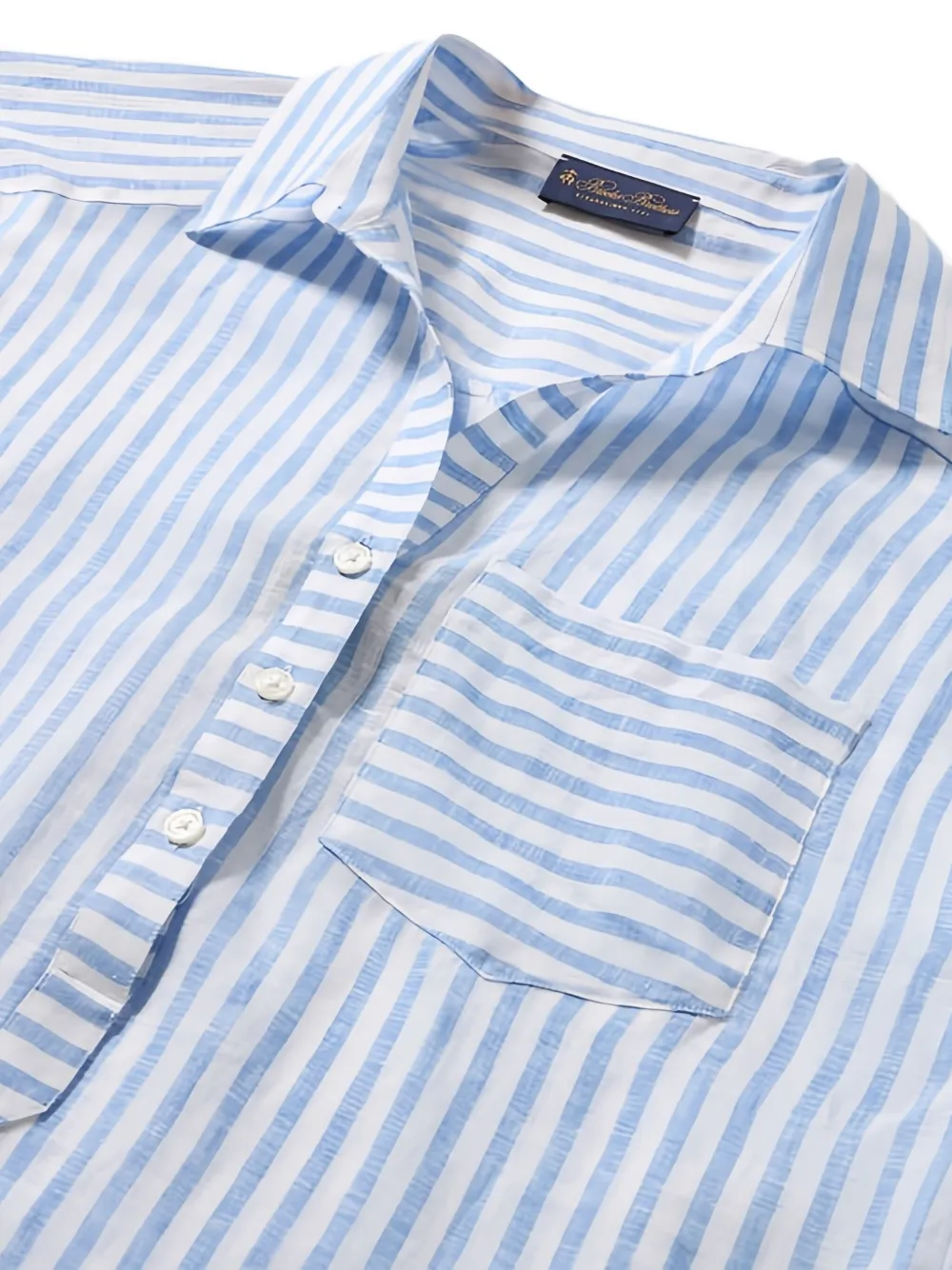 Brooks Brothers Gestreept shirt - Blauw