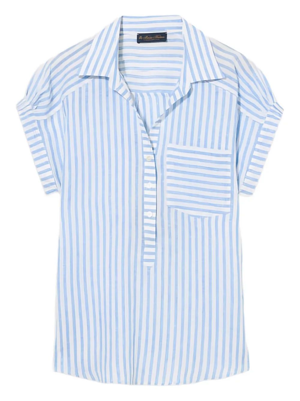 Brooks Brothers striped blouse - Blu