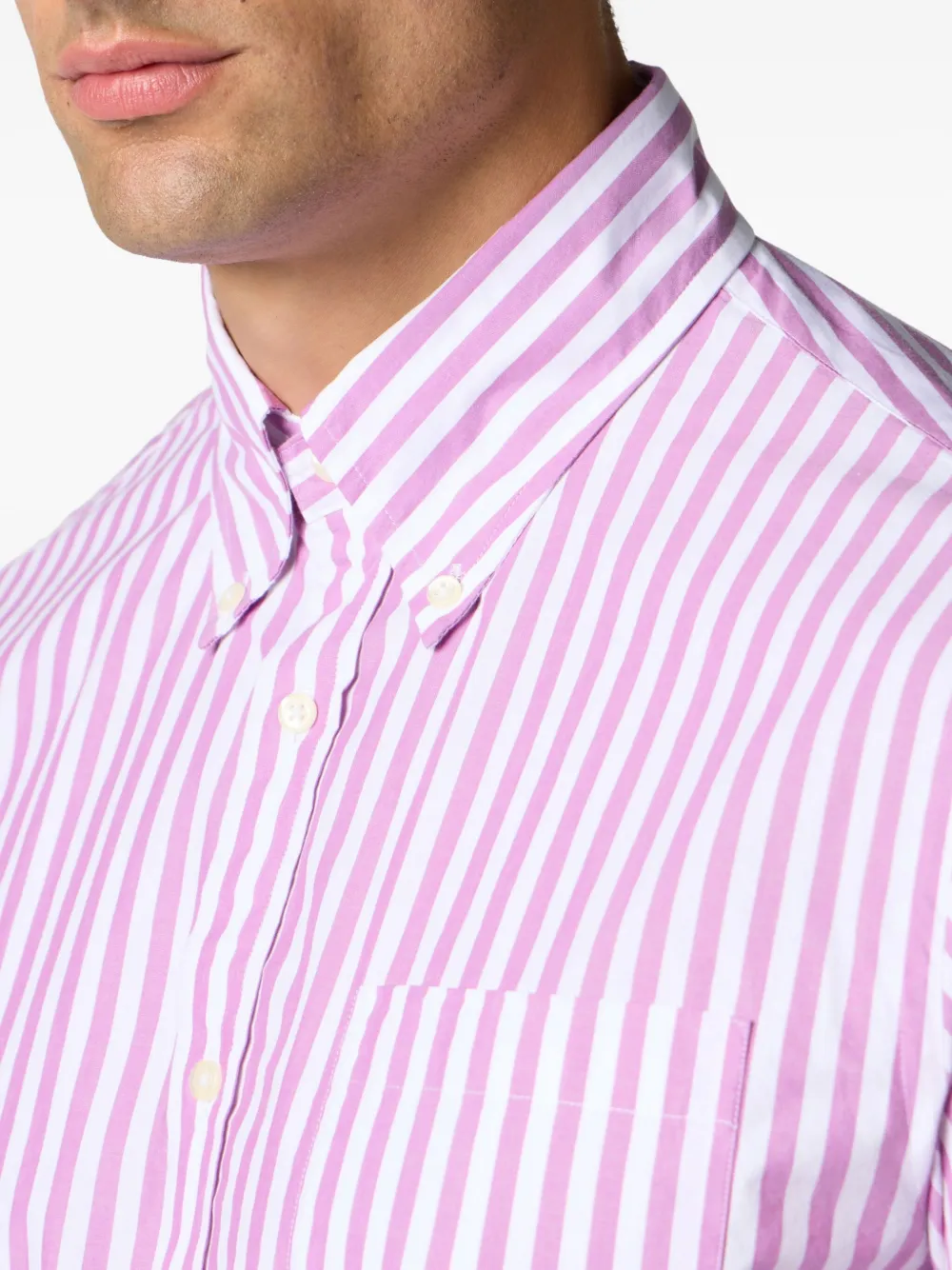 Brooks Brothers Gestreept overhemd Roze