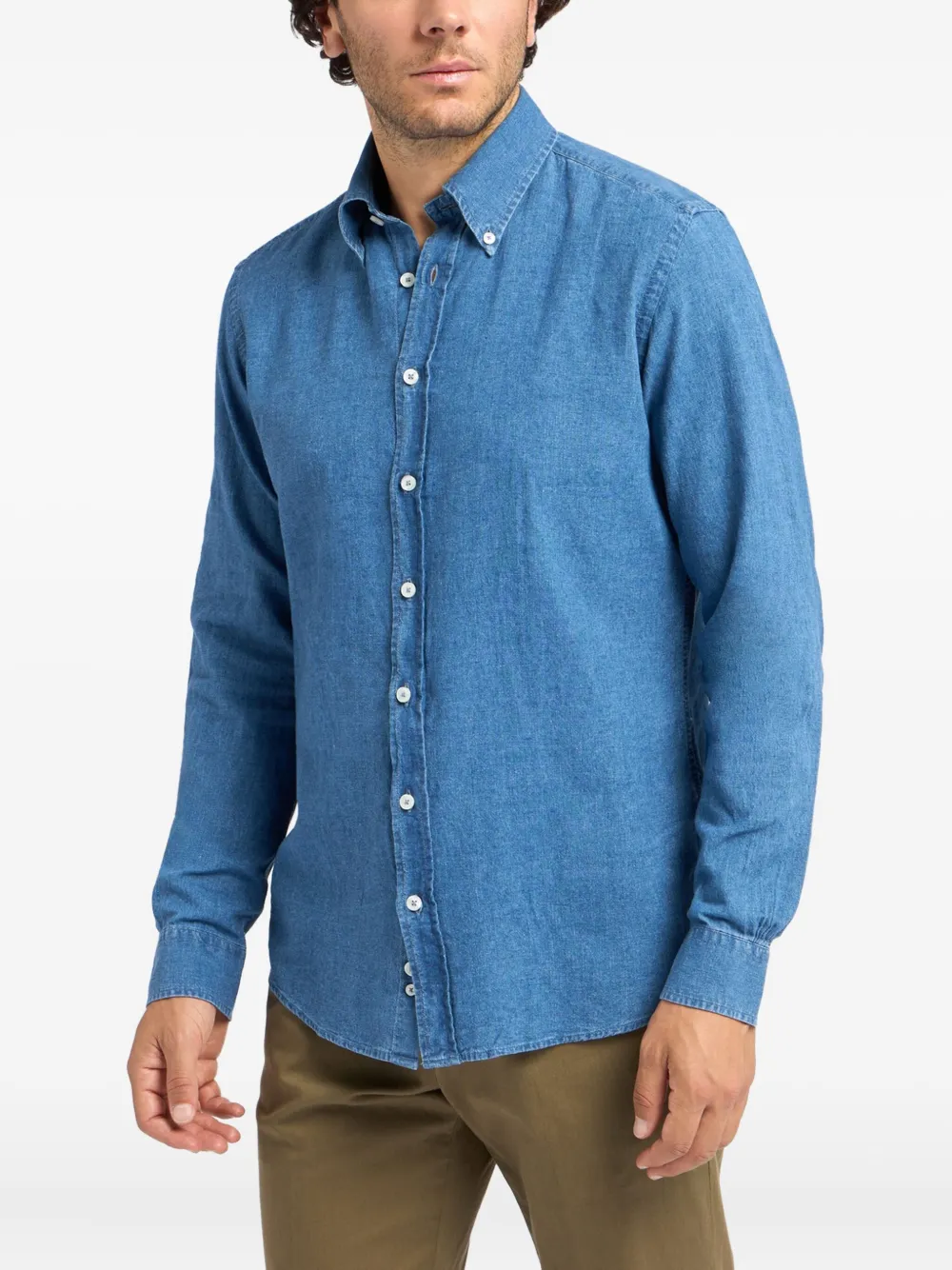 Brooks Brothers Button-down overhemd Blauw