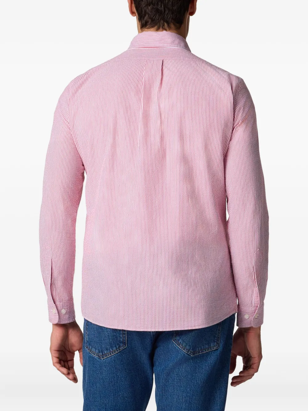 Brooks Brothers Gestreept overhemd Rood