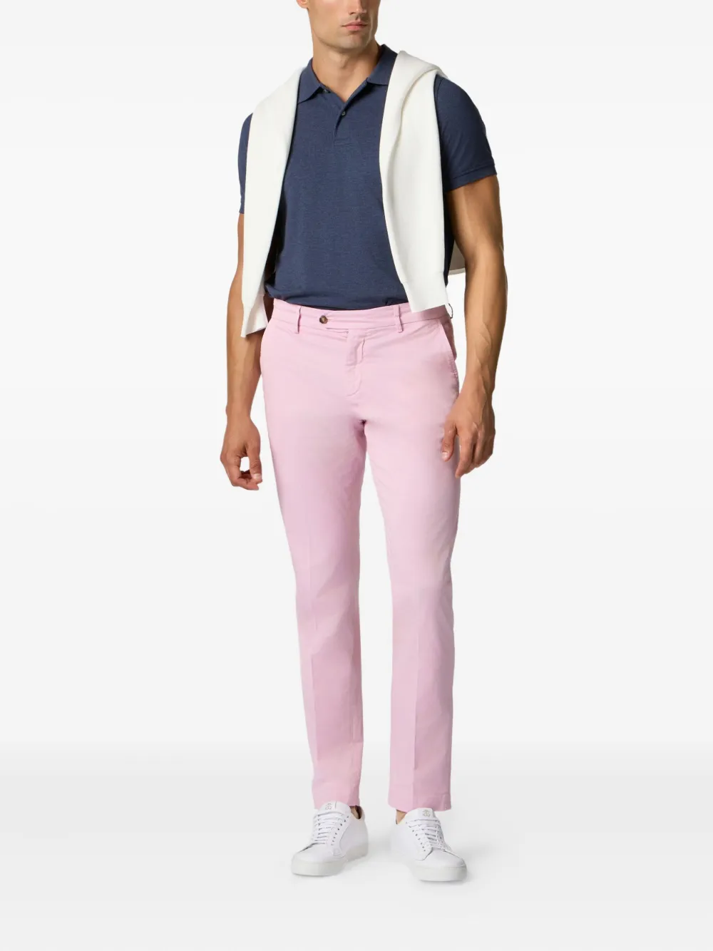 Brooks Brothers Katoenen broek Roze