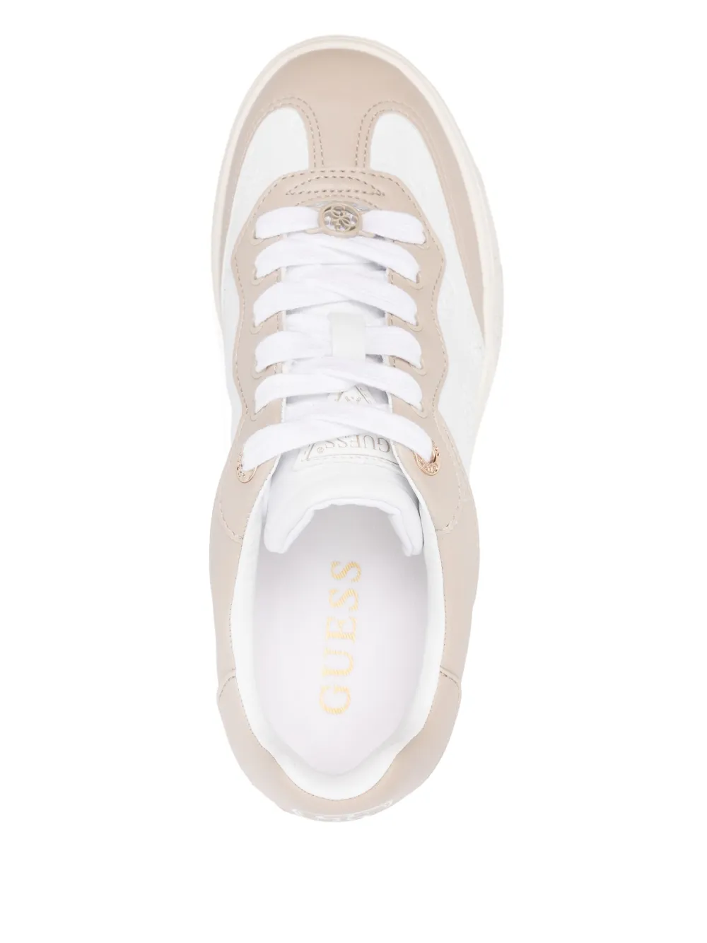 GUESS USA logo-debossed sneakers White