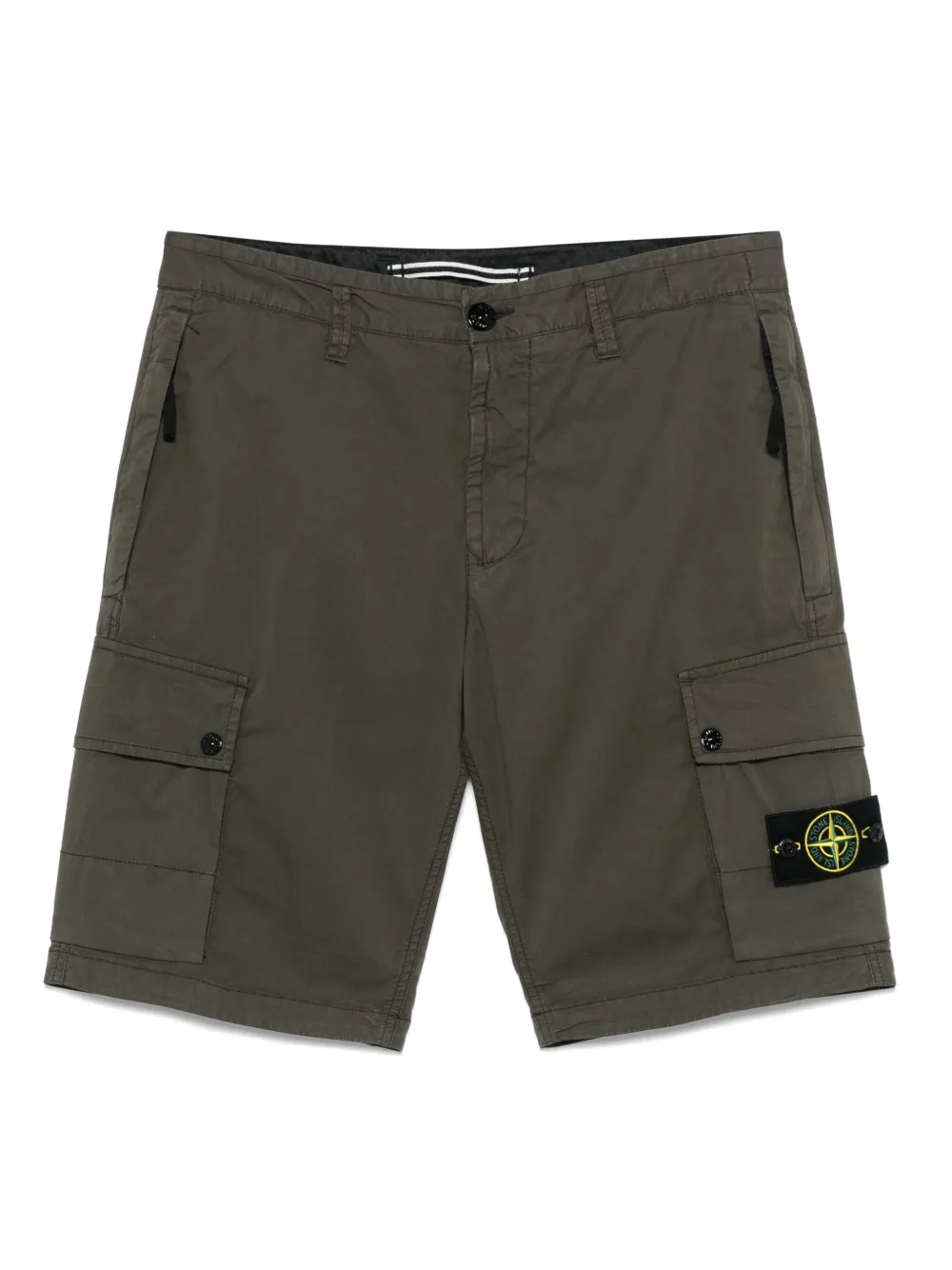 Stone Island Shorts met Compass-logopatch Groen