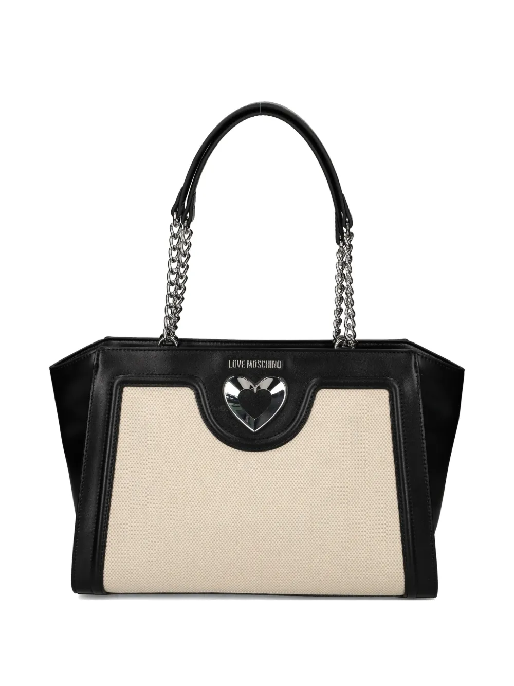 Love Moschino キャンバス ハンドバッグ - ブラック Love Moschino キャンバス ハンドバッグ - ブラック