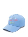DSQUARED2 logo-embroidered cap - Blue