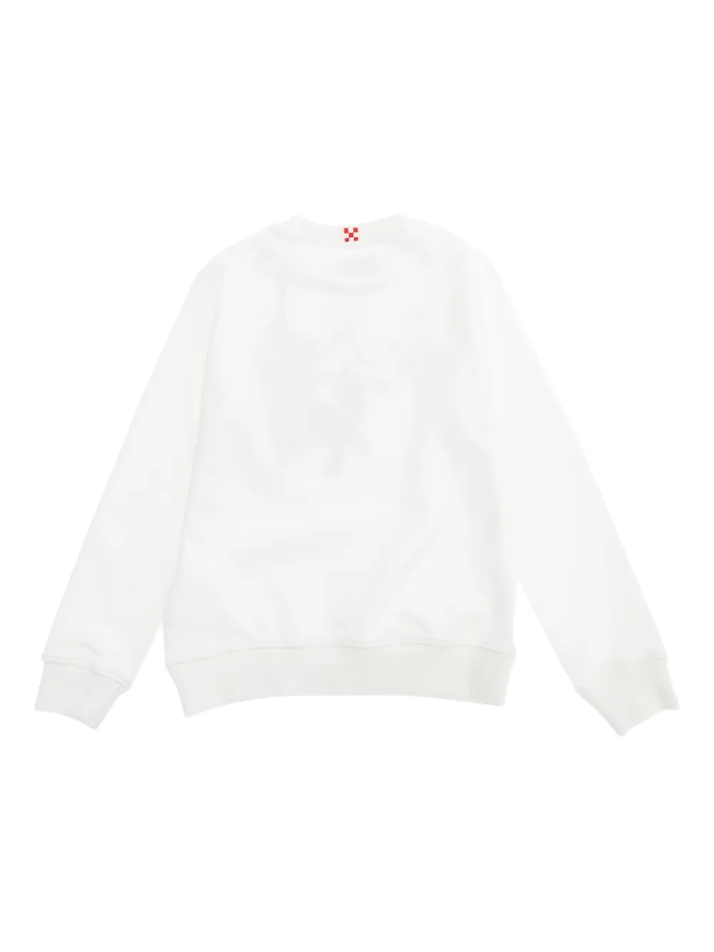 MC2 Saint Barth Kids Katoenen sweater met logoprint Wit