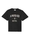 A Paper Kid graphic-print T-shirt - Black