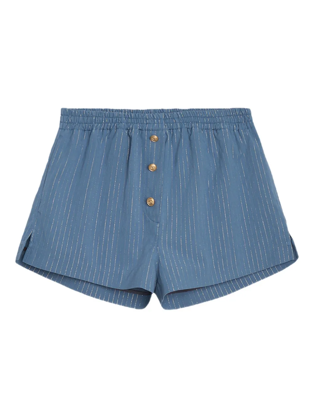 A Paper Kid button-detail shorts | Blue | Image 1