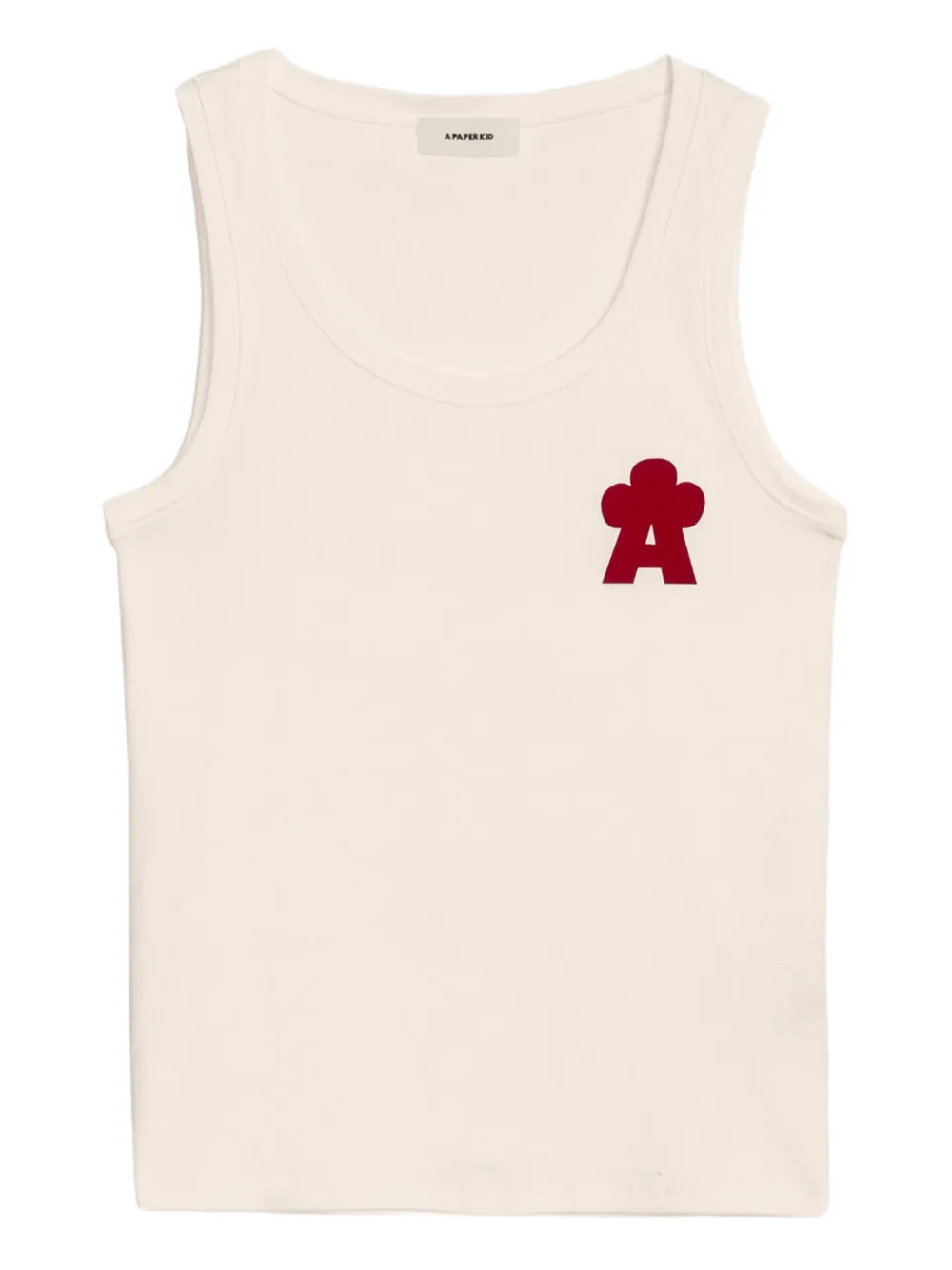 A Paper Kid logo-print tank top | Neutrals | Image 1