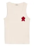 A Paper Kid logo-print tank top - Neutrals