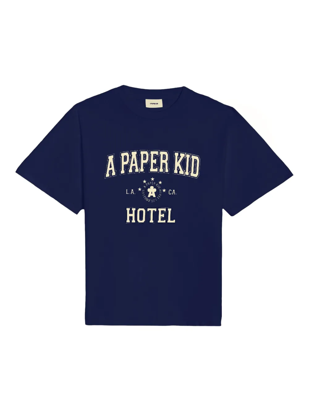 A Paper Kid logo-print T-shirt | Blue | Image 1