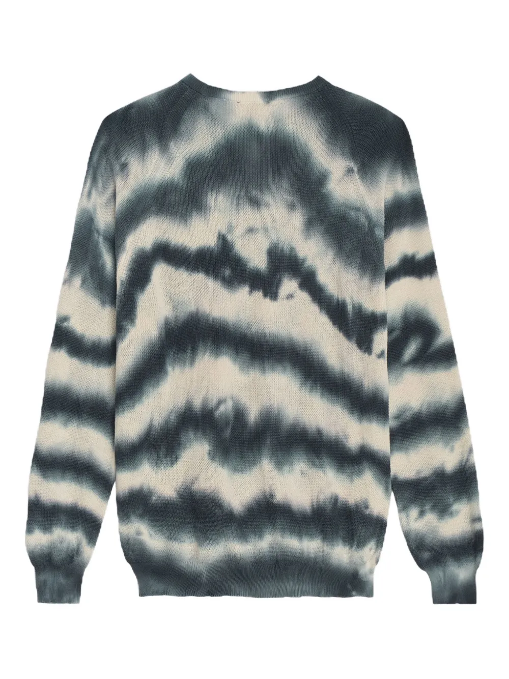 A Paper Kid tie-dye long-sleeve sweater - Beige