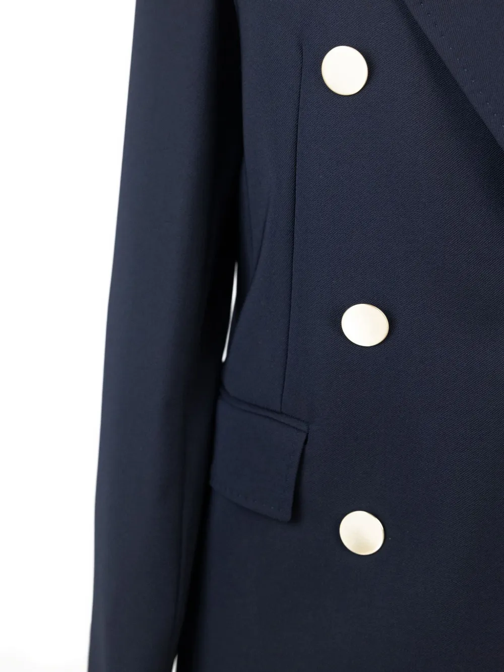 Max Mara Blazer met dubbele rij knopen Blauw