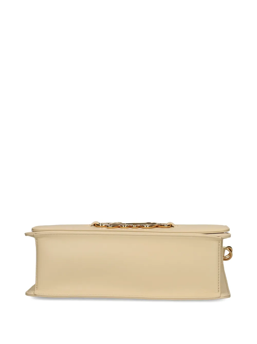Love Moschino Schoudertas met logoplakkaat Beige
