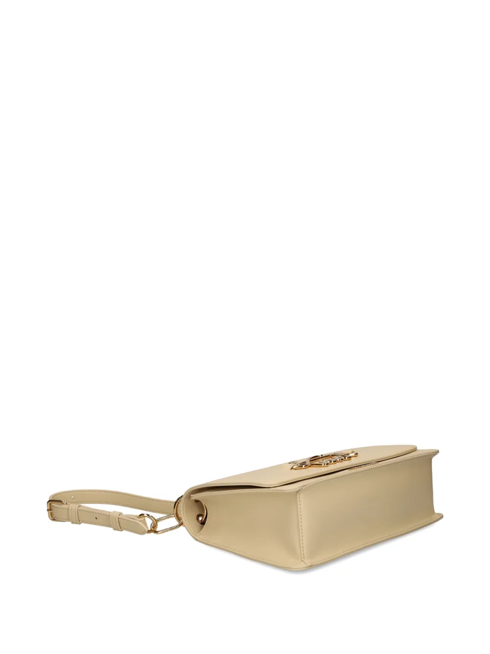 Love Moschino Schoudertas met logoplakkaat Beige