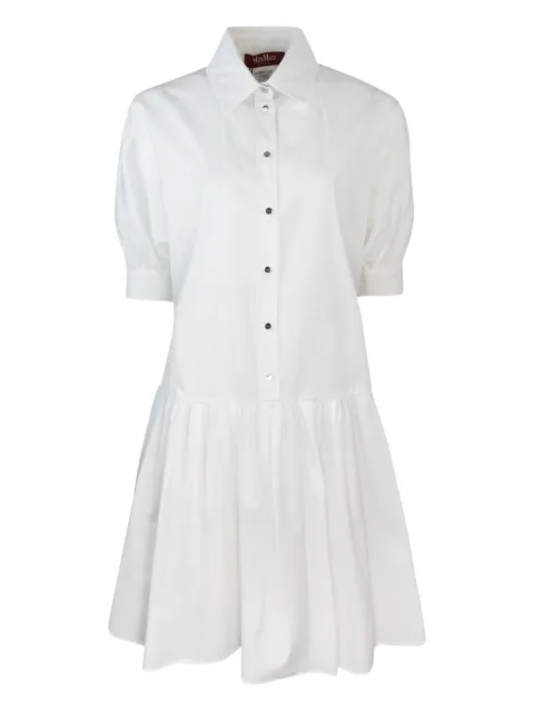 Max Mara Caronte puff-sleeve shirt dress