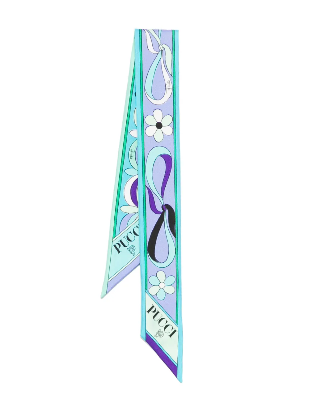 PUCCI Sjaal met print Blauw