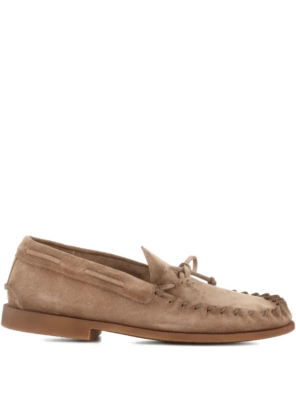 Alexander Hotto suede moccasin loafers