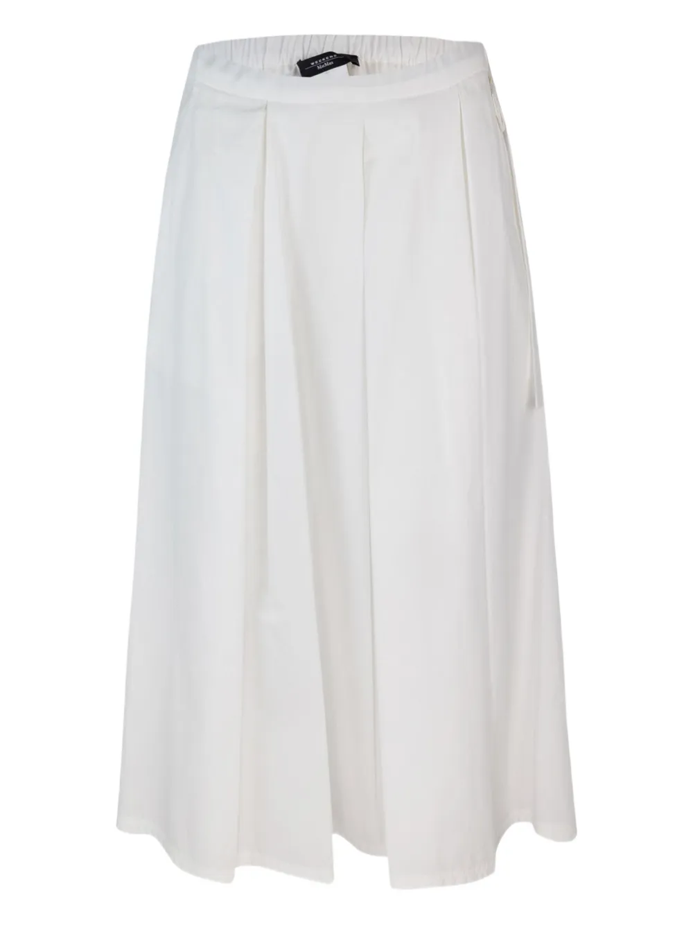 Weekend Max Mara falda midi con diseño plisado | blanco | Image 1