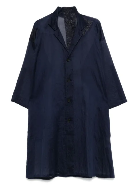 Yohji Yamamoto abrigo de organza