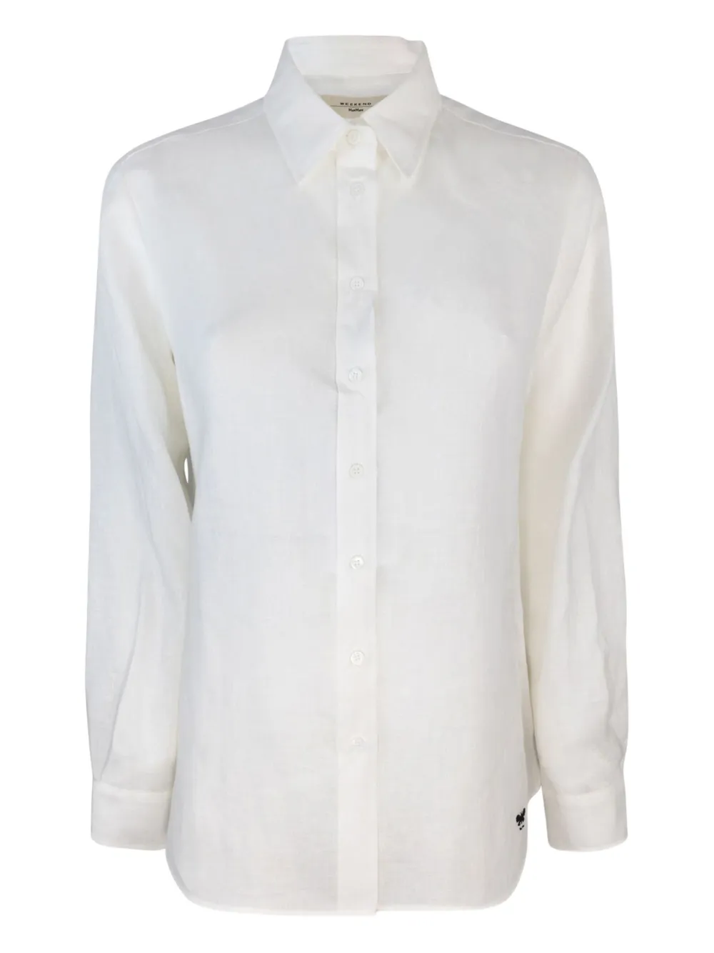 Weekend Max Mara Werner long-sleeve button-up shirt | White | Image 1