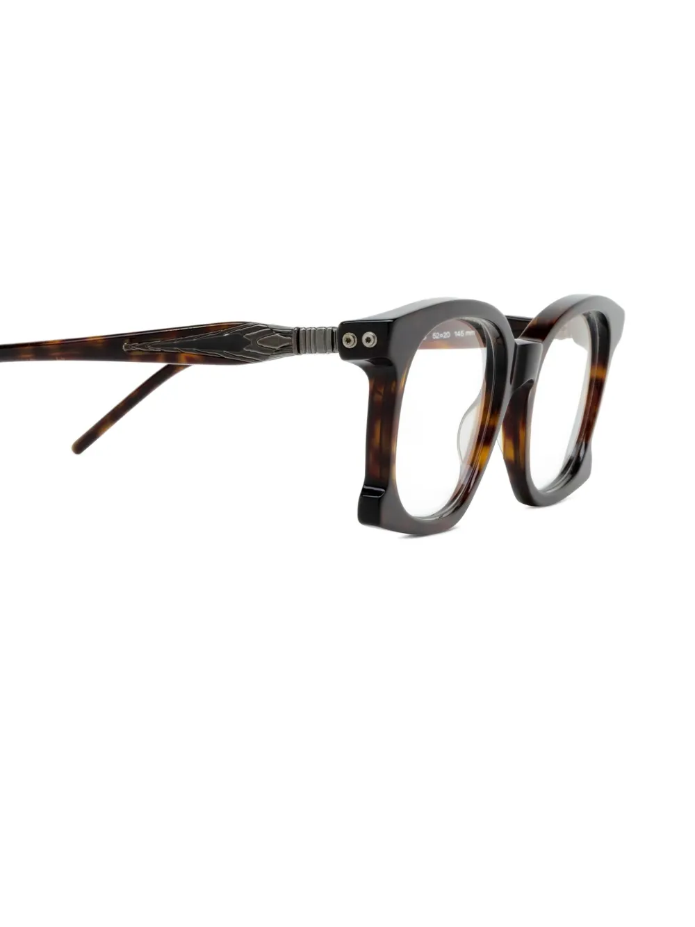 Kuboraum D71 bril met vierkant montuur Bruin